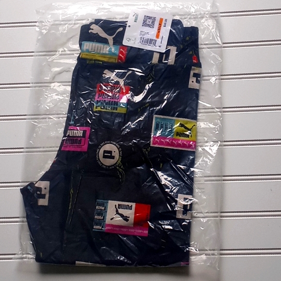 Puma Brand Love Printed Leggings-Small #1644 - Picture 5 of 14